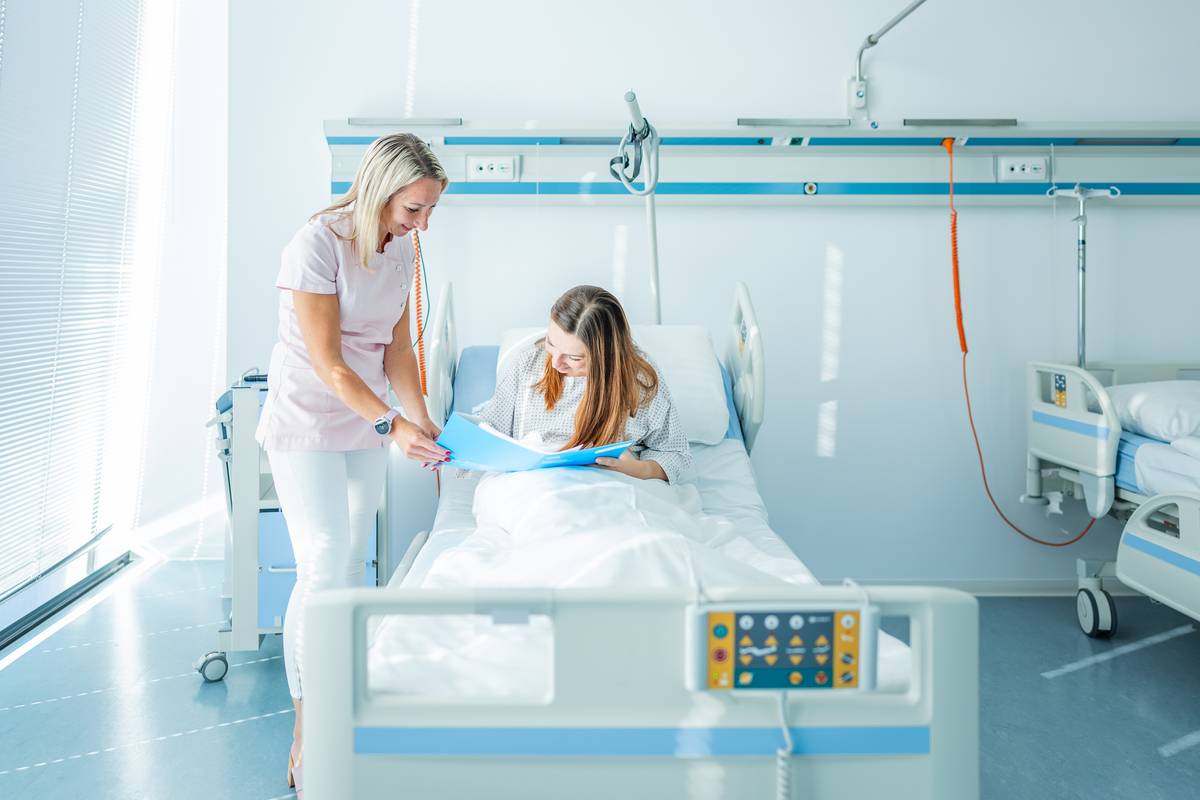 ISCARE, gynekologie, hospitalizace 