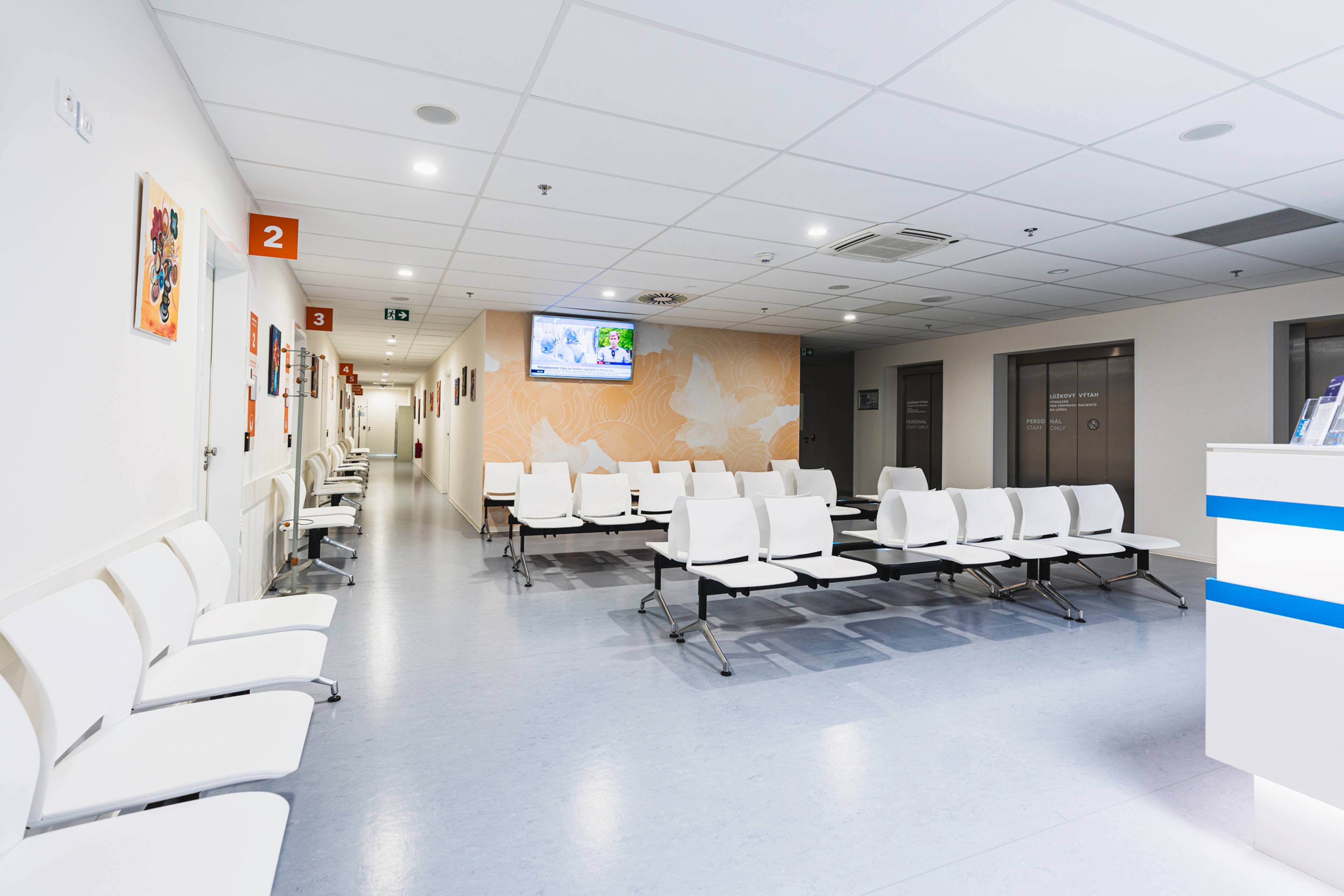 Gastroenterologie, IBD klinika, ISCARE, čekárna